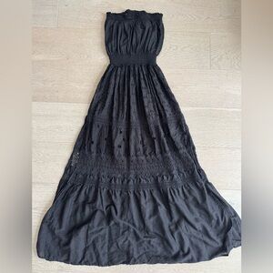 Ramy Brook Black Lace Inset Strapless
Dress size XXS